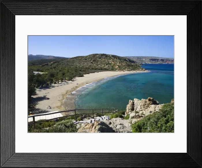 Framed Print : Vai beach, Lasithi region, Crete, Greek Islands, Greece, Europe Framed Print : Vai beach, Lasithi region, Crete, Greek Islands, Greece, Europe