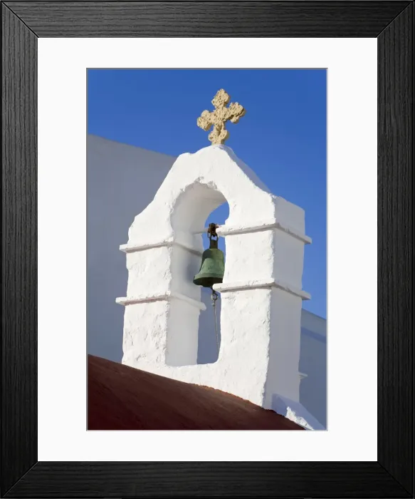 Framed Print : Church bell tower in Mykonos Town, Island of Mykonos, Cyclades, Greek Islands, Greece, Europe Framed Print : Church bell tower in Mykonos Town, Island of Mykonos, Cyclades, Greek Islands, Greece, Europe