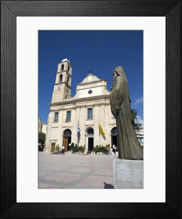 Framed Print : The Cathedral, Platia Mitropoleos, Chania (Hania), Chania region, Crete, Greek Islands, Greece, Europe Framed Print : The Cathedral, Platia Mitropoleos, Chania (Hania), Chania region, Crete, Greek Islands, Greece, Europe