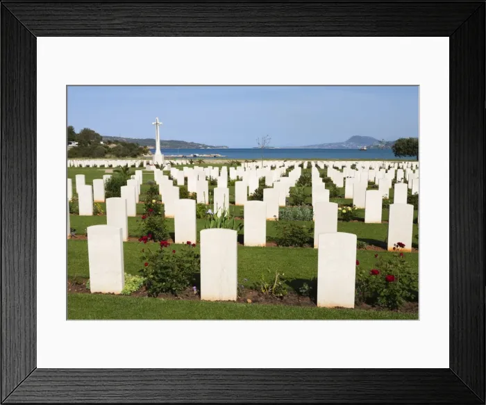 Framed Print : Allied War Cemetery, Soudha Bay, Akrotiri Peninsula, Chania region, Crete, Greek Islands, Greece, Europe Framed Print : Allied War Cemetery, Soudha Bay, Akrotiri Peninsula, Chania region, Crete, Greek Islands, Greece, Europe