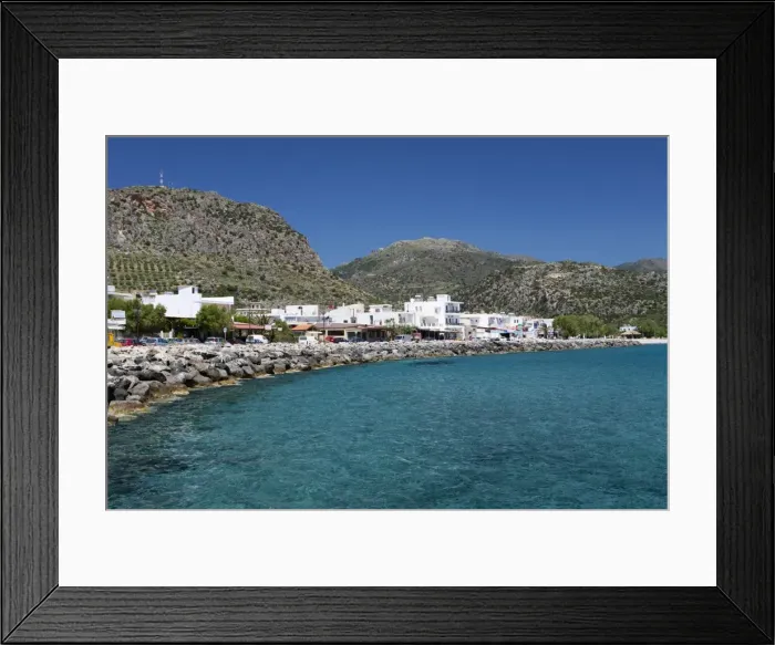 Framed Print : Paleohora, Chania region, Crete, Greek Islands, Greece, Europe Framed Print : Paleohora, Chania region, Crete, Greek Islands, Greece, Europe