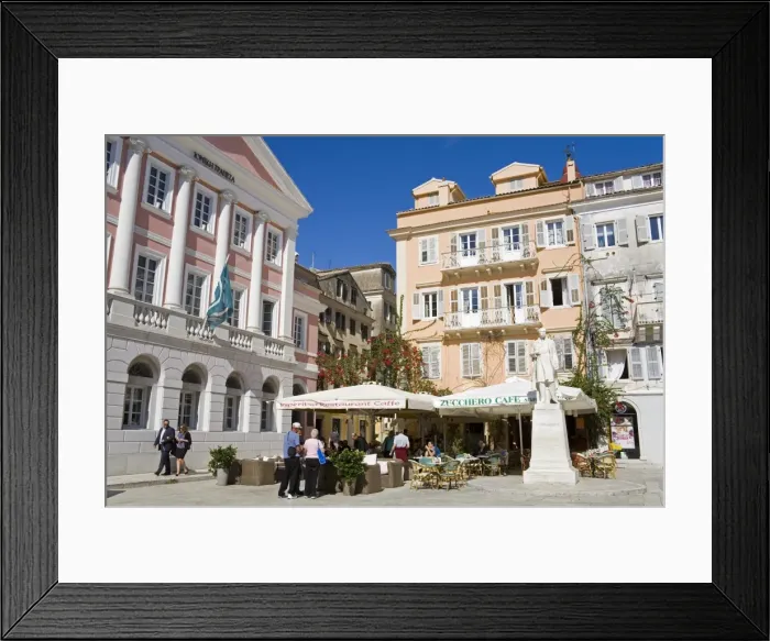Framed Print : Heroes of Cypriot Struggle Square in Corfu City, Ionian Islands, Greek Islands, Greece, Europe Framed Print : Heroes of Cypriot Struggle Square in Corfu City, Ionian Islands, Greek Islands, Greece, Europe