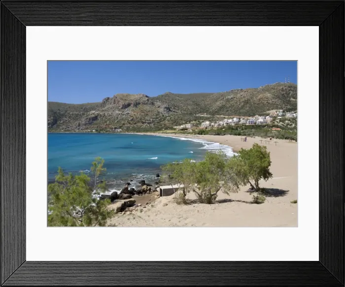 Framed Print : Beach view, Paleohora, Chania region, Crete, Greek Islands, Greece, Europe Framed Print : Beach view, Paleohora, Chania region, Crete, Greek Islands, Greece, Europe