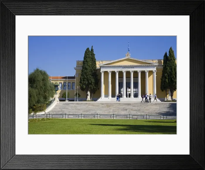 Framed Print : Zappeion Palace in the National Garden, Athens, Greece, Europe Framed Print : Zappeion Palace in the National Garden, Athens, Greece, Europe