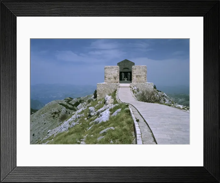 Framed Print : Tomb of poet-prince Petar II Petrovic Njegos, Mount Lovcen, Lovcen National Park, Montenegro, Europe Framed Print : Tomb of poet-prince Petar II Petrovic Njegos, Mount Lovcen, Lovcen National Park, Montenegro, Europe