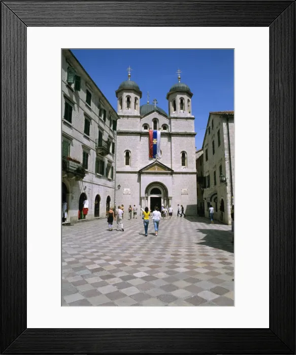 Framed Print : St. Nicholas Serbian Orthodox Church, Kotor, The Boka Kotorska (Bay of Kotor), UNESCO World Heritage Site, Montenegro, Europe Framed Print : St. Nicholas Serbian Orthodox Church, Kotor, The Boka Kotorska (Bay of Kotor), UNESCO World Heritage Site, Montenegro, Europe