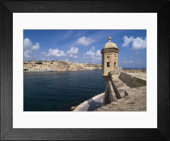 Framed Print : Fort St. Michael, Senglea, Grand Harbour, Valletta, Malta, Mediterranean, Europe Framed Print : Fort St. Michael, Senglea, Grand Harbour, Valletta, Malta, Mediterranean, Europe
