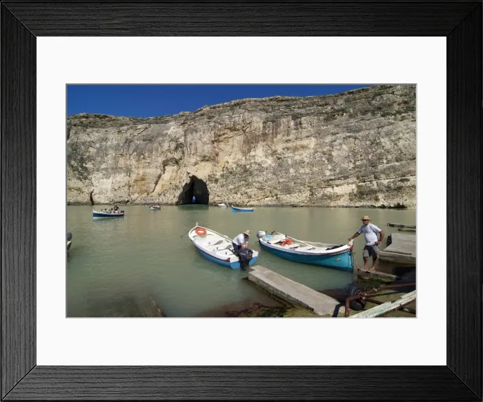 Framed Print : Inland Sea, Dwejra Bay, Gozo, Malta, Mediterranean, Europe Framed Print : Inland Sea, Dwejra Bay, Gozo, Malta, Mediterranean, Europe