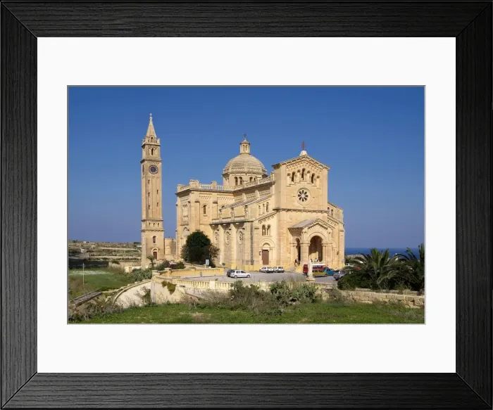 Framed Print : Cathedral Ta Pinu near Gharb, Gozo, Malta, Mediterranean, Europe Framed Print : Cathedral Ta Pinu near Gharb, Gozo, Malta, Mediterranean, Europe