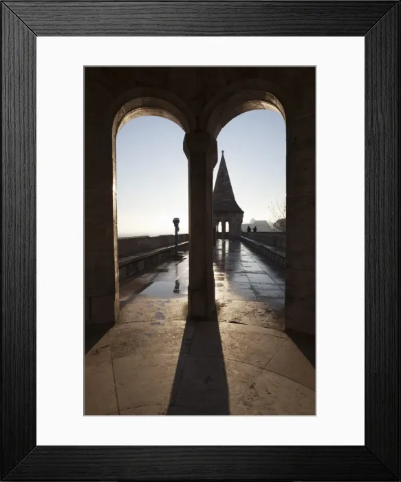 Framed Print : Walls and turret of Fishermens Bastion (Halaszbastya), Buda, Budapest, Hungary, Europe Framed Print : Walls and turret of Fishermens Bastion (Halaszbastya), Buda, Budapest, Hungary, Europe