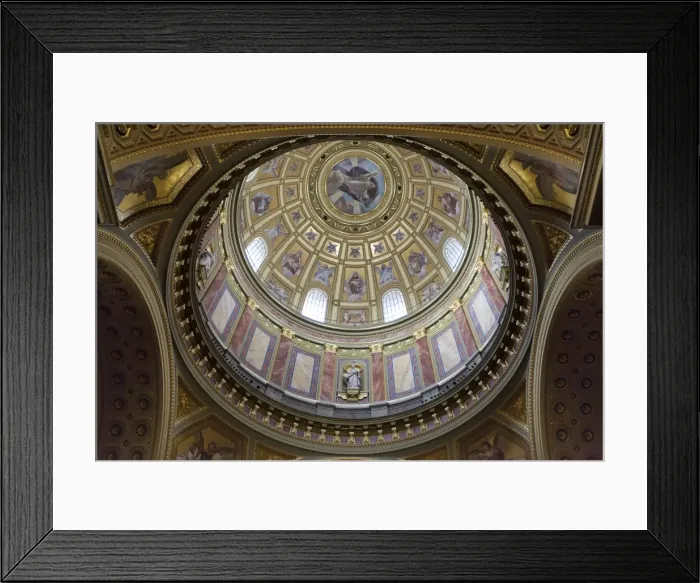 Framed Print : Dome, St. Stephens Basilica (Szent Istvan Bazilika), UNESCO World Heritage Site, Budapest, Hungary, Europe Framed Print : Dome, St. Stephens Basilica (Szent Istvan Bazilika), UNESCO World Heritage Site, Budapest, Hungary, Europe