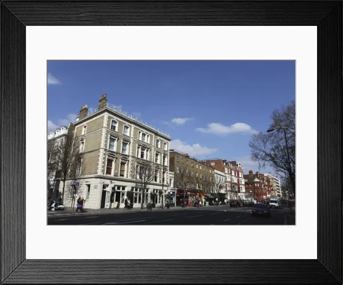 Framed Print : Notting Hill Gate leads into Bayswater Road in west Londons Notting Hill, London, England, United Kingdom, Europe Framed Print : Notting Hill Gate leads into Bayswater Road in west Londons Notting Hill, London, England, United Kingdom, Europe