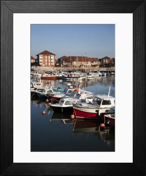 Framed Print : Sunderland Marina, Sunderland, Tyne and Wear, England, United Kingdom, Europe Framed Print : Sunderland Marina, Sunderland, Tyne and Wear, England, United Kingdom, Europe