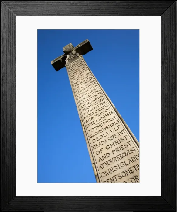 Framed Print : Bedes Memorial Cross, Roker, Sunderland, Tyne and Wear, England, United Kingdom, Europe Framed Print : Bedes Memorial Cross, Roker, Sunderland, Tyne and Wear, England, United Kingdom, Europe