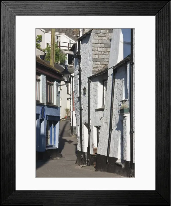 Framed Print : Back streets in Looe, Cornwall, England, United Kingdom, Europe Framed Print : Back streets in Looe, Cornwall, England, United Kingdom, Europe