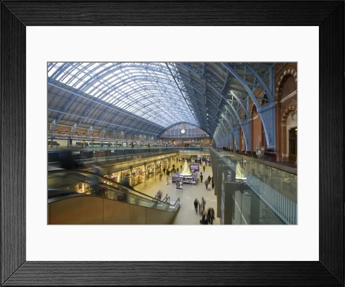 Framed Print : St. Pancras Station, London, England, United Kingdom, Europe Framed Print : St. Pancras Station, London, England, United Kingdom, Europe