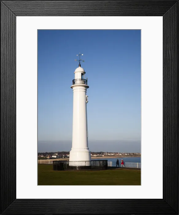 Framed Print : Seaburn Lighthouse, Sunderland, Tyne and Wear, England, United Kingdom, Europe