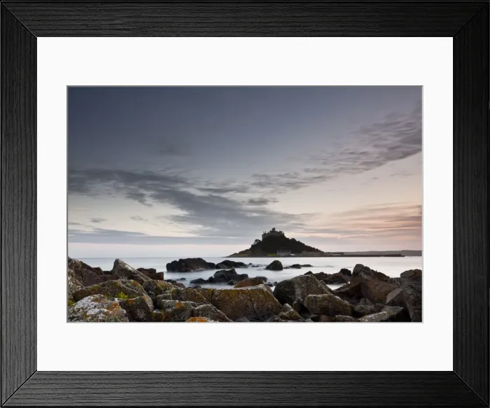 Framed Print : St. Michaels Mount, Marazion, Cornwall, England, United Kingdom, Europe