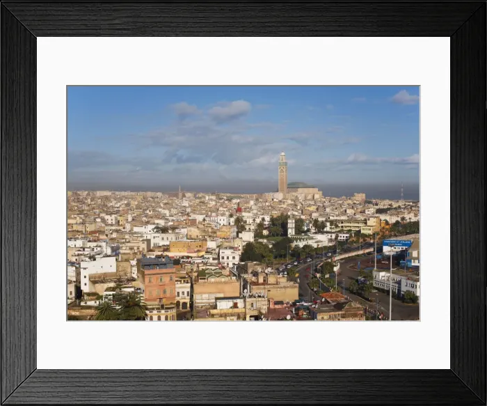 Framed Print : Hassan II Mosque, the third largest mosque in the world, Casablanca, Morocco, North Africa, Africa Framed Print : Hassan II Mosque, the third largest mosque in the world, Casablanca, Morocco, North Africa, Africa