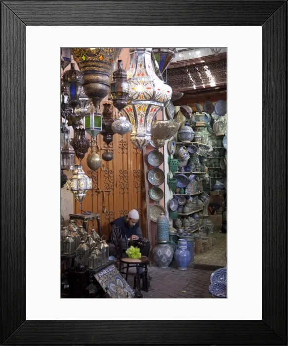 Framed Print : Souk, Marrakesh, Morocco, North Africa, Africa Framed Print : Souk, Marrakesh, Morocco, North Africa, Africa