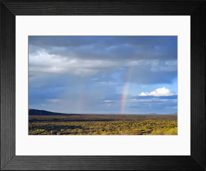 Framed Print : Rainbows, Ongava Game Reserve, Namibia, Africa Framed Print : Rainbows, Ongava Game Reserve, Namibia, Africa