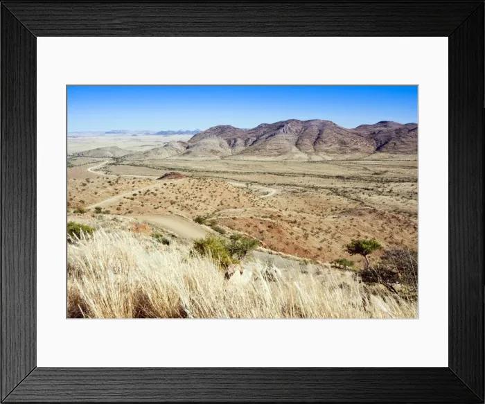Framed Print : View of the area close to road C 26, Khomas Region, Namibia, Africa Framed Print : View of the area close to road C 26, Khomas Region, Namibia, Africa
