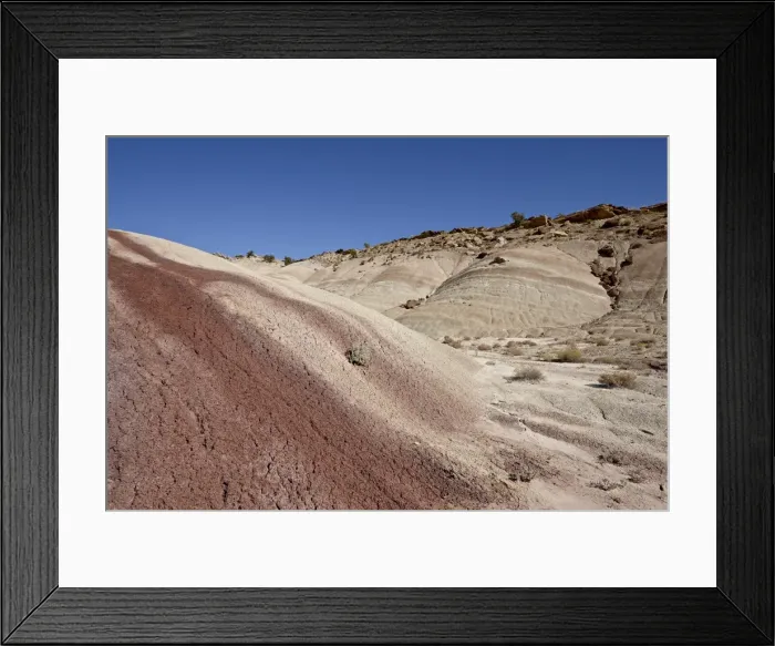 Framed Print : Badlands with maroon color, Capitol Reef National Park, Utah, United States of America, North America Framed Print : Badlands with maroon color, Capitol Reef National Park, Utah, United States of America, North America