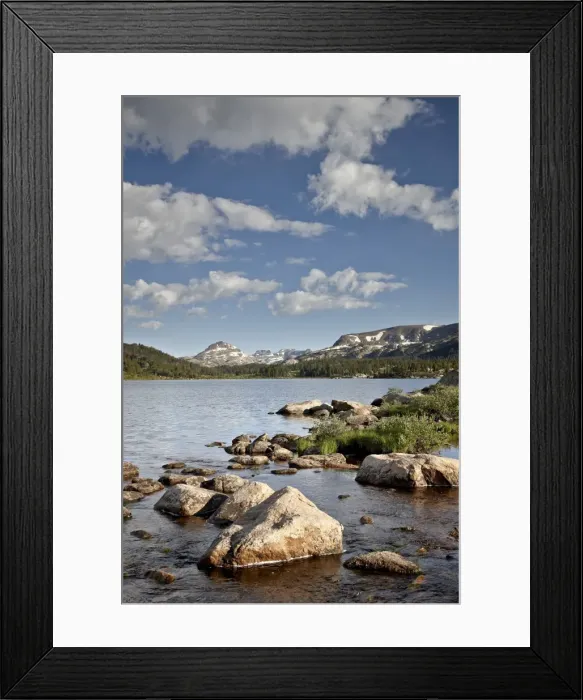 Framed Print : Island Lake, Shoshone National Forest, Wyoming, United States of America, North America Framed Print : Island Lake, Shoshone National Forest, Wyoming, United States of America, North America