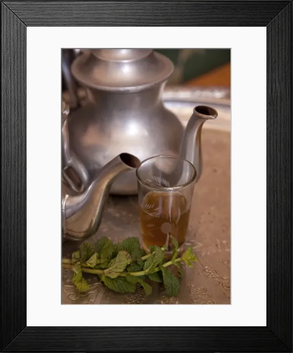 Framed Print : Making mint tea at Mohamed Attai Village in the Atlas Mountains, Morocco, North Africa, Africa Framed Print : Making mint tea at Mohamed Attai Village in the Atlas Mountains, Morocco, North Africa, Africa