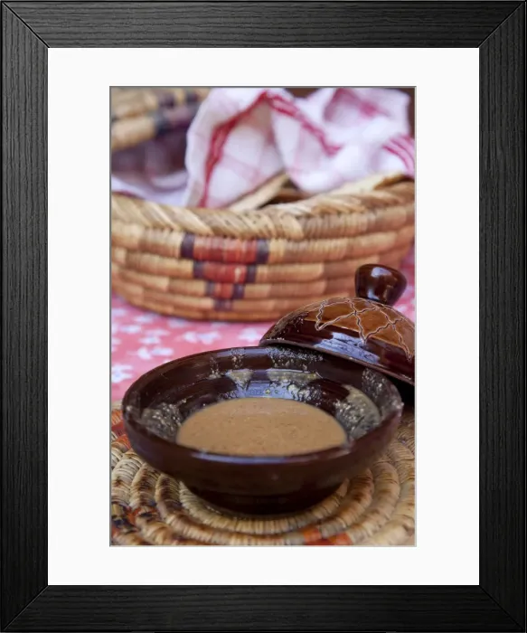 Framed Print : Argen making, Asni, Atlas Mountains, Morocco, North Africa, Africa