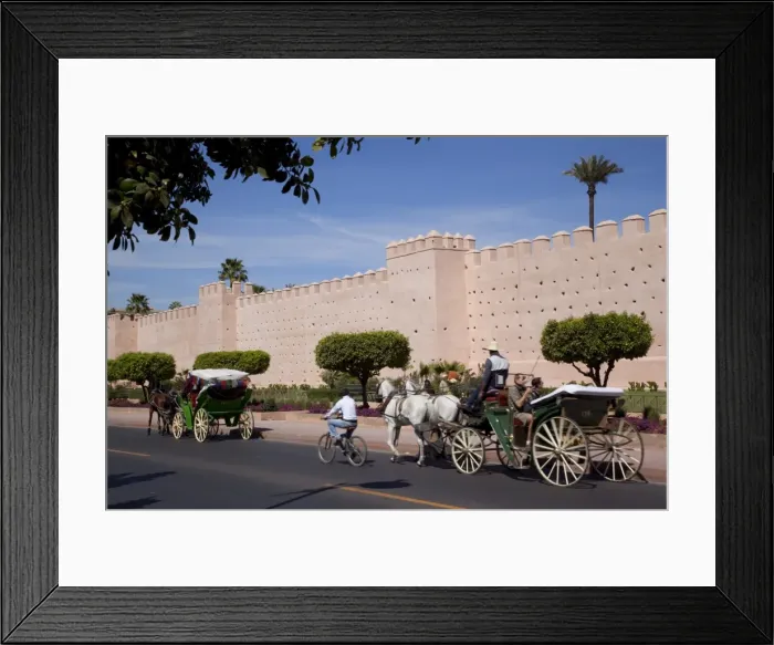 Framed Print : Walls of the Old City and Medina, Marrakesh, Morocco, North Africa, Africa Framed Print : Walls of the Old City and Medina, Marrakesh, Morocco, North Africa, Africa