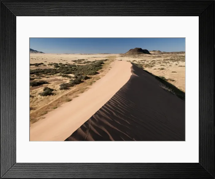 Framed Print : Sand dune, Huab River Valley, Torra Conservancy, Damaraland, Namibia, Africa Framed Print : Sand dune, Huab River Valley, Torra Conservancy, Damaraland, Namibia, Africa