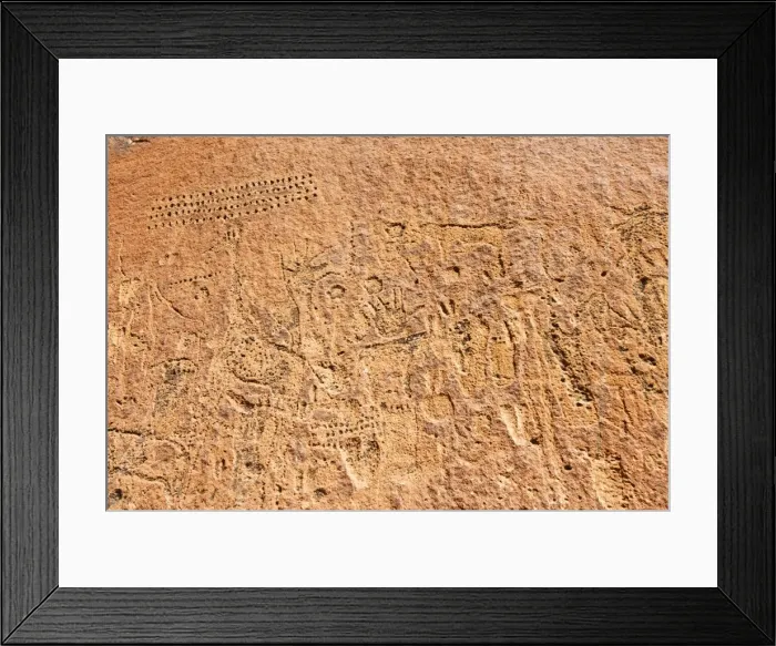 Framed Print : Rock engravings close to Twyfelfontein Lodge, Twyfelfontein, Damaraland, Kunene Region, Namibia, Africa Framed Print : Rock engravings close to Twyfelfontein Lodge, Twyfelfontein, Damaraland, Kunene Region, Namibia, Africa