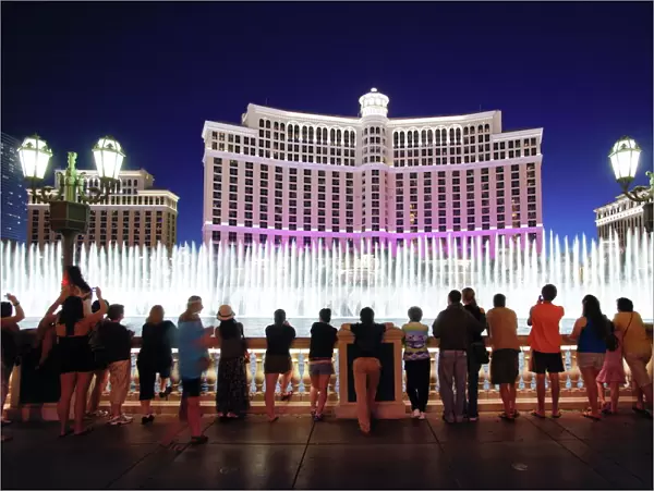 Fountains of Bellagio, Bellagio Resort and Casino, Las Vegas, Nevada, United States of America, North America