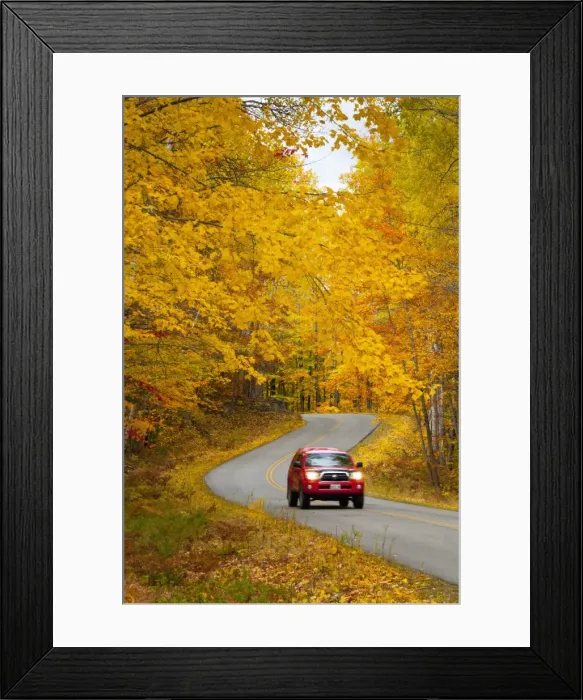 Framed Print : Millinocket to Baxter State Park Road, Maine, New England, United States of America, North America Framed Print : Millinocket to Baxter State Park Road, Maine, New England, United States of America, North America