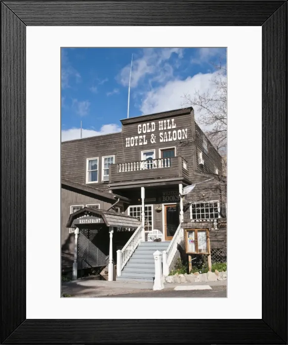 Framed Print : Gold Hill Hotel and Saloon, Nevadas oldest hotel dating from 1859, Virginia City, Nevada, United States of America, North America Framed Print : Gold Hill Hotel and Saloon, Nevadas oldest hotel dating from 1859, Virginia City, Nevada, United States of America, North America