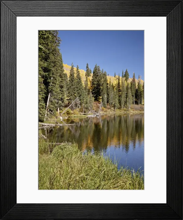 Framed Print : Silver Lake in the fall, Wasatch-Cache National Forest, Utah, United States of America, North America Framed Print : Silver Lake in the fall, Wasatch-Cache National Forest, Utah, United States of America, North America