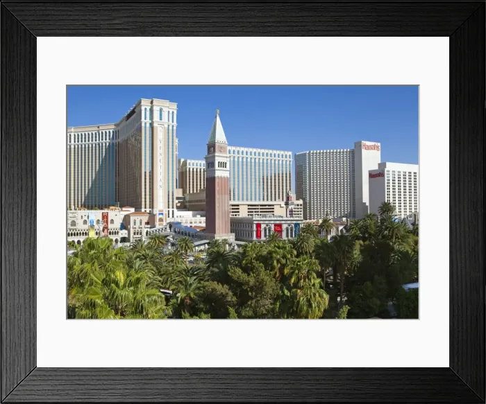 Framed Print : Hotels and casinos along The Strip, Las Vegas, Nevada, United States of America, North America Framed Print : Hotels and casinos along The Strip, Las Vegas, Nevada, United States of America, North America