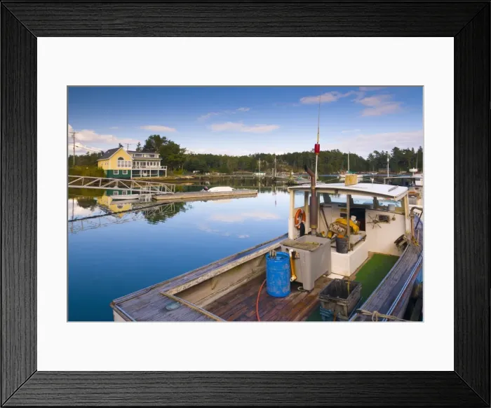 Framed Print : Lobster fishing boats, Boothbay Harbor, Maine, New England, United States of America, North America Framed Print : Lobster fishing boats, Boothbay Harbor, Maine, New England, United States of America, North America