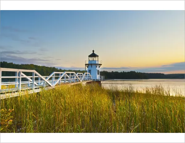 Doubling Point Light, Maine, New England, United States of America, North America