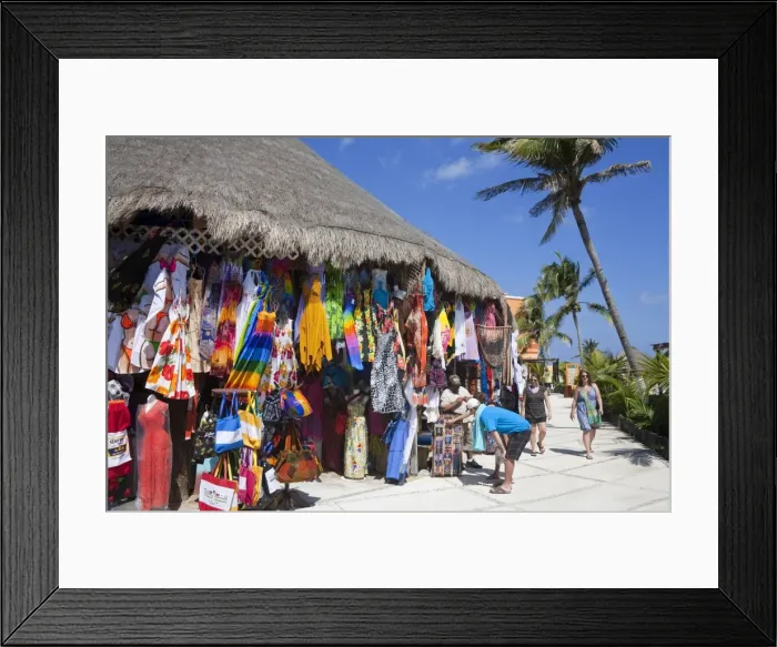 Framed Print : Store in Costa Maya port, Quintana Roo, Mexico, North America Framed Print : Store in Costa Maya port, Quintana Roo, Mexico, North America