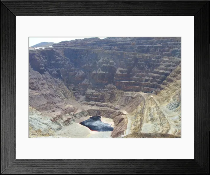 Framed Print : The Lavender open pit copper mine in Bisbee, Arizona, United States of America, North America Framed Print : The Lavender open pit copper mine in Bisbee, Arizona, United States of America, North America