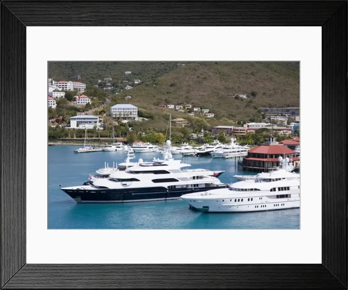 Framed Print : Yachts in Charlotte Amalie Harbor, St. Thomas Island, U. S. Virgin Iislands, West Indies, Caribbean, Central America Framed Print : Yachts in Charlotte Amalie Harbor, St. Thomas Island, U. S. Virgin Iislands, West Indies, Caribbean, Central America