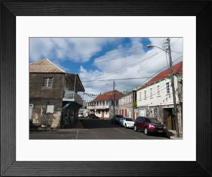 Framed Print : Charlestown, Nevis, West Indies, Caribbean, Central America Framed Print : Charlestown, Nevis, West Indies, Caribbean, Central America