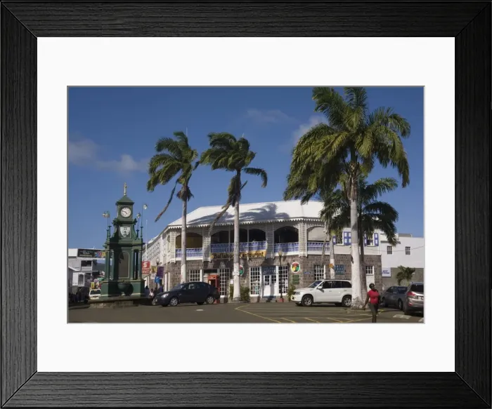 Framed Print : The Circus, Basseterre, St. Kitts and Nevis, West Indies, Caribbean, Central America Framed Print : The Circus, Basseterre, St. Kitts and Nevis, West Indies, Caribbean, Central America