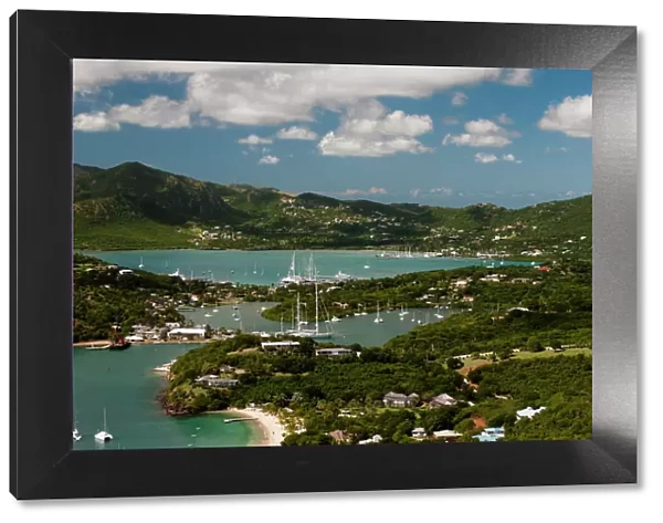 English Harbour and Falmouth Harbour, Antigua, Leeward Islands, West Indies, Caribbean, Central America