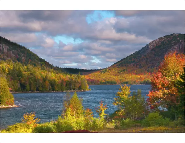 Eagle Lake, Acadia National Park, Mount Desert Island, Maine, New England, United States of America, North America