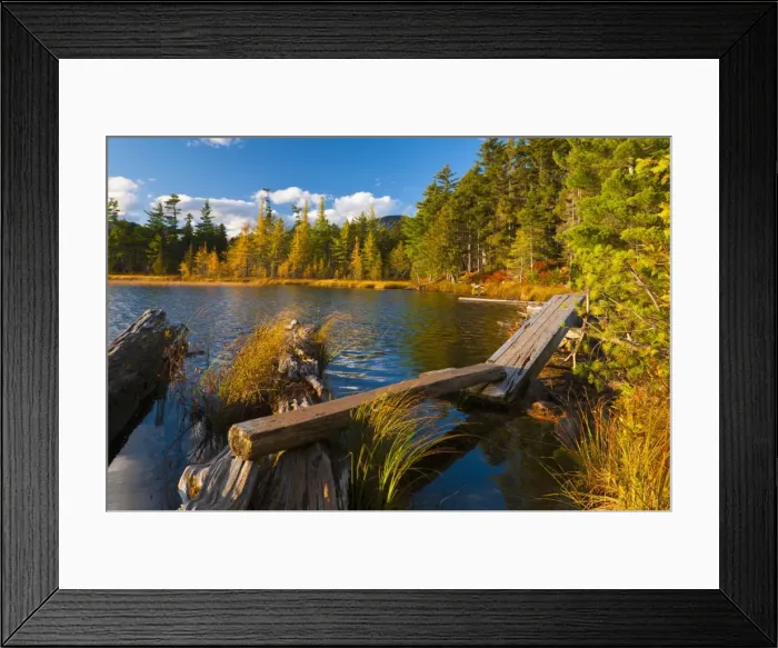 Framed Print : Elbow Pond, Baxter State Park, Maine, New England, United States of America, North America Framed Print : Elbow Pond, Baxter State Park, Maine, New England, United States of America, North America