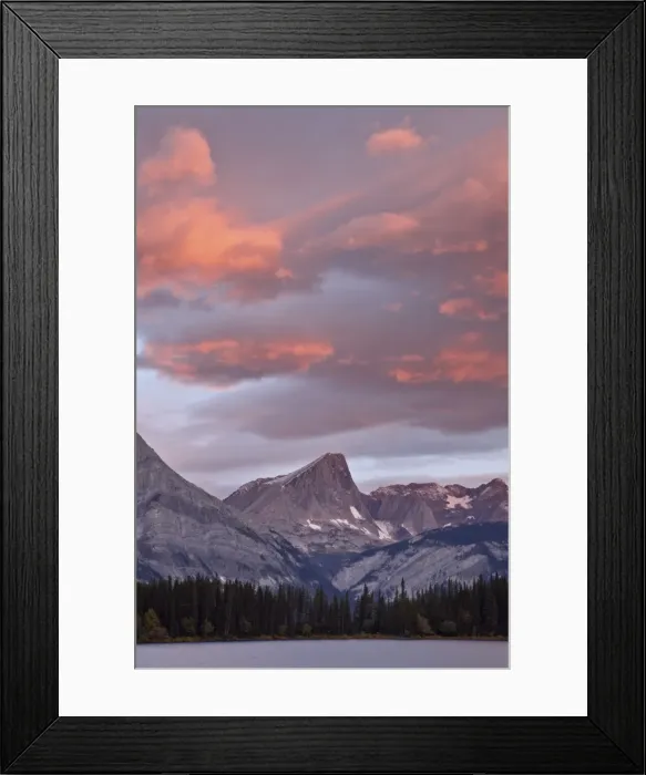 Framed Print : Red clouds at sunrise at Upper Kananaskis Lake, Peter Lougheed Provincial Park, Kananaskis Country, Alberta, Canada, North America Framed Print : Red clouds at sunrise at Upper Kananaskis Lake, Peter Lougheed Provincial Park, Kananaskis Country, Alberta, Canada, North America