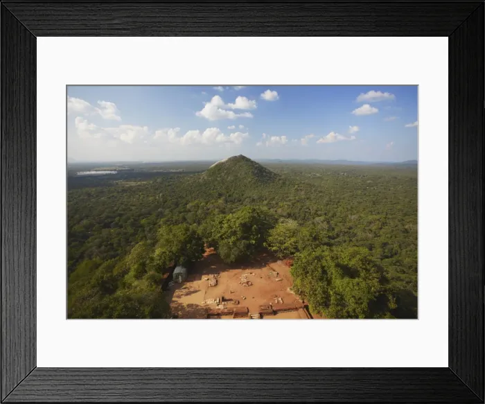 Framed Print : View of surrounding countryside from Sigiriya, UNESCO World Heritage Site, North Central Province, Sri Lanka, Asia Framed Print : View of surrounding countryside from Sigiriya, UNESCO World Heritage Site, North Central Province, Sri Lanka, Asia